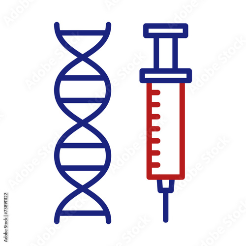 Genetic Engineering Line Two Color