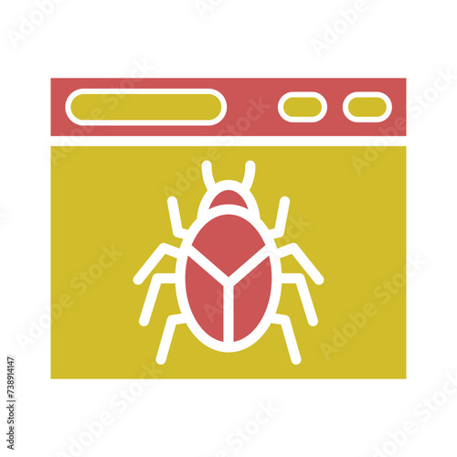Crawler Glyph Two Color Icon