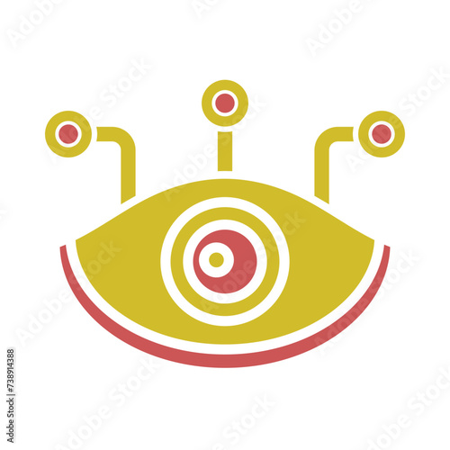 Bionic Glyph Two Color Icon