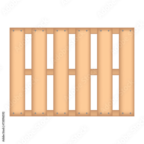 wooden pallet illustration