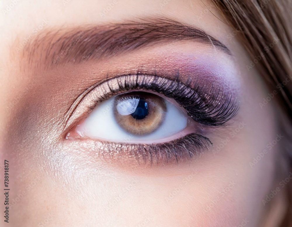 close up of an eye with colorful make up close up of an eye with colorful make up