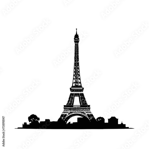 Silueta de la Torre Eiffel
