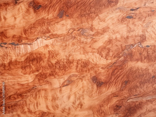 Olive Wood Texture Background, Solid Wooden Burr or Burl Pattern, Burled Wood Wallpaper, Bubinga photo