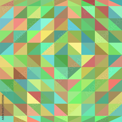 Wallpaper Mural triangular colorful background in bright colors. Colorful polygonal banner template. Vector illustration Torontodigital.ca