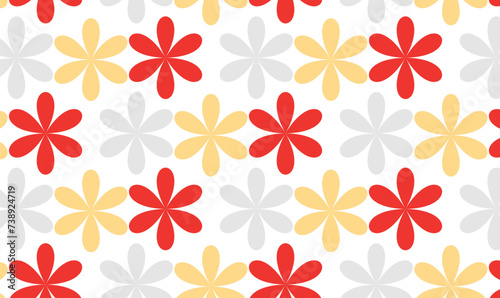 seamless floral pattern Can be used as wallpaper, wrapping paper, background, or texture. © Tasbeeh