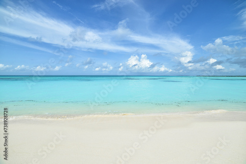 Beach on a Maldivian island