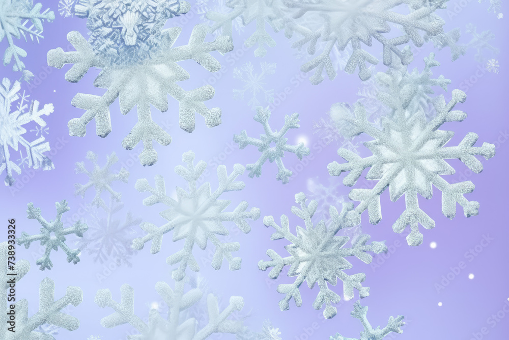 Snowflake background. Christmas. Generative AI. Snowflake background. Christmas. Generative AI.
