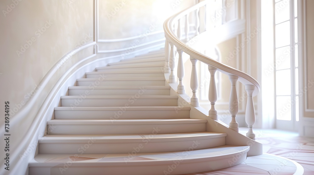A simple staircase twisting into a surreal and captivating optical illusion.
A simple staircase twisting into a surreal and captivating optical illusion.