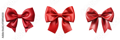 A Simple Elegant Red Ribbons