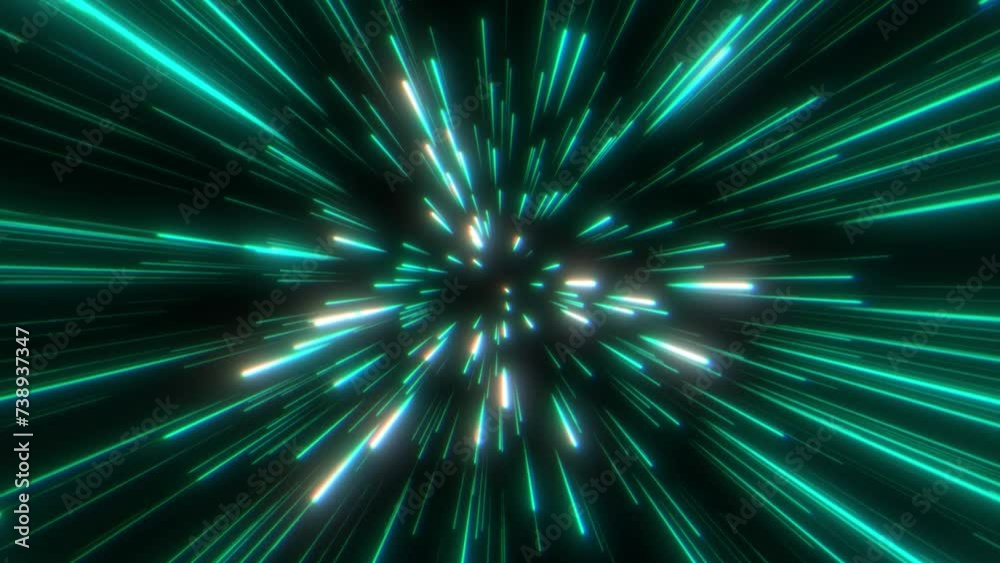 Light speed background with colorful glow 4k looping animation video Light speed background with colorful glow 4k looping animation video