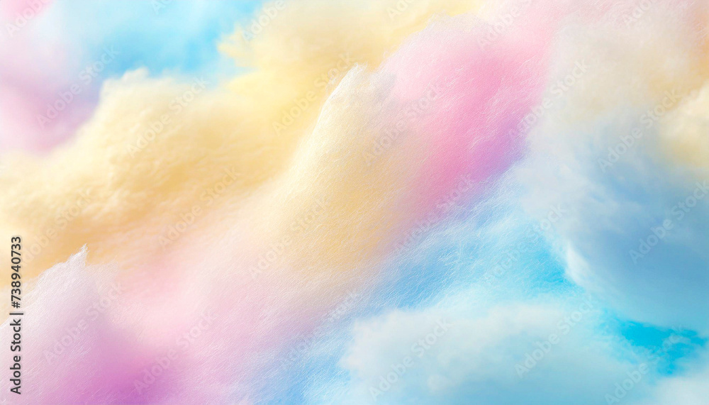 pastel tone cotton candy closeup texture, 16:9 widescreen backdrop / wallpaper
