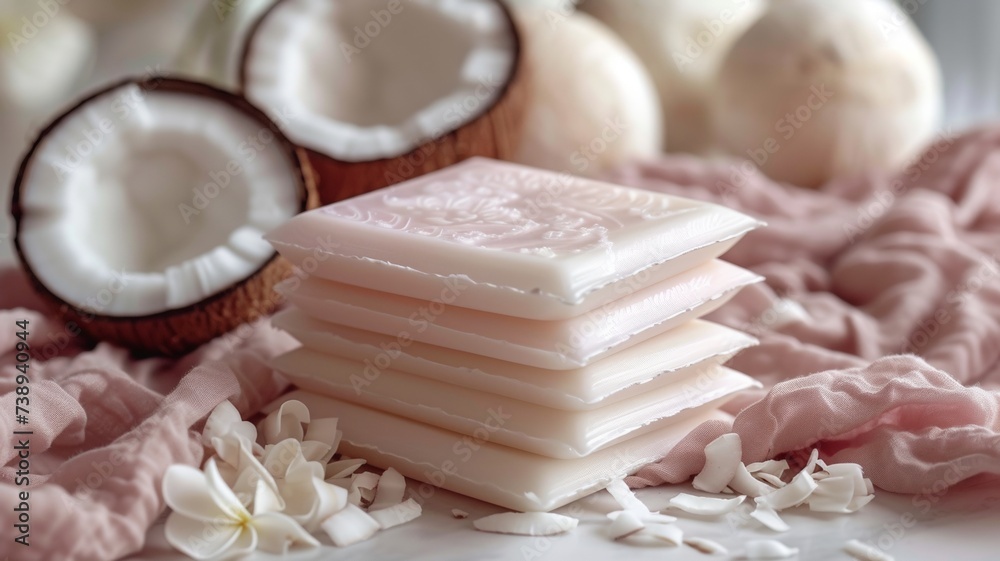 Handmade Coconut Milk Soap Bars Handmade Coconut Milk Soap Bars