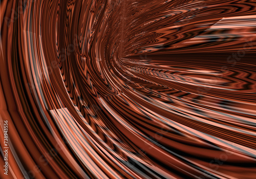 Copper digital spiral background (ID: 738943556)