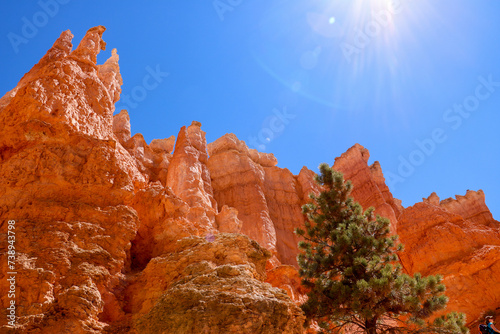 View of Bryce Canyon from Queens Garden trail.