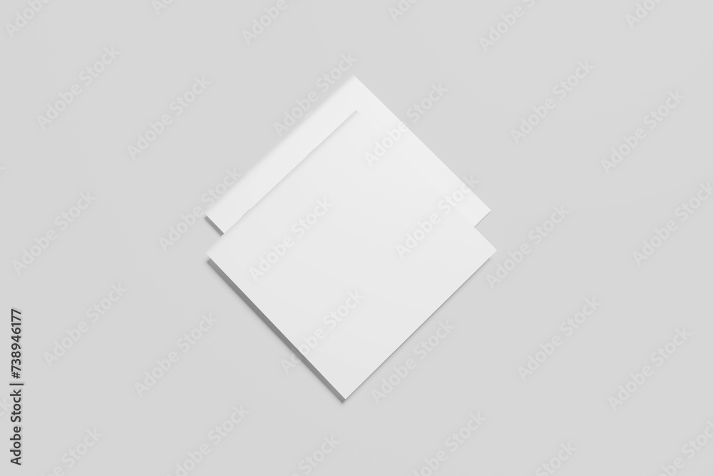 Square Brochure Blank Square Brochure Blank
