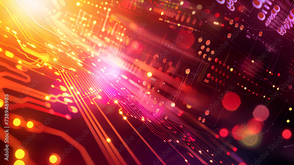 Fototapeta premium abstract background with lights