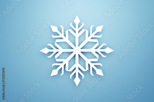 A clean, crisp background in ice blue, featuring a minimalist depiction of a snowflake, symbolizing uniqueness and precision in business strategies.