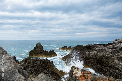 rocks in the sea