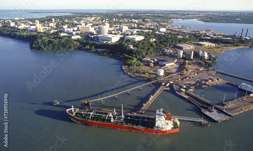 Darwin harbour and the city of Darwin in the Northern Territory, Australia. photo