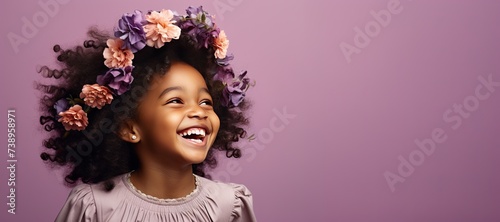 Cute Young African American...