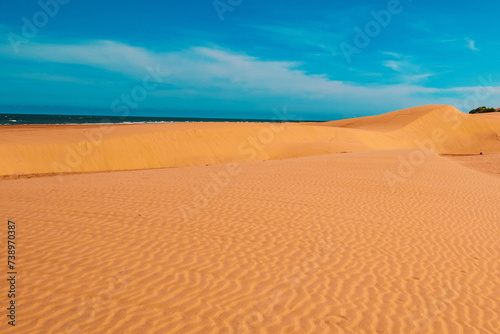 Scenic view of Mambrui sand dunes in Mambrui beach in Malindi  Kenya