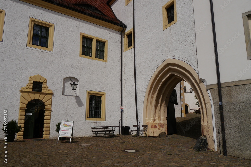 Gotisches Tor am Schloss Colditz
