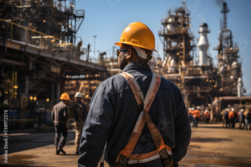 worker with helmet