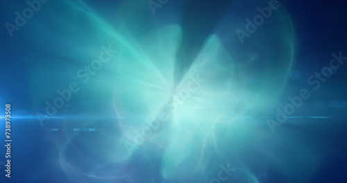 Energy cosmic dust and wave lines futuristic magical glowing bright. Abstract background