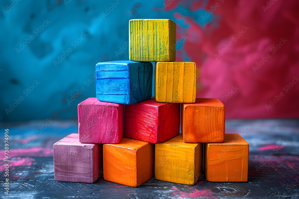 abstract background made of cubes abstract background made of cubes