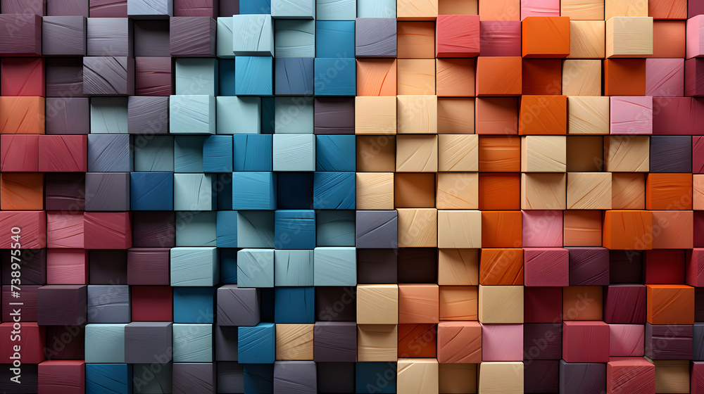 abstract background made of cubes abstract background made of cubes