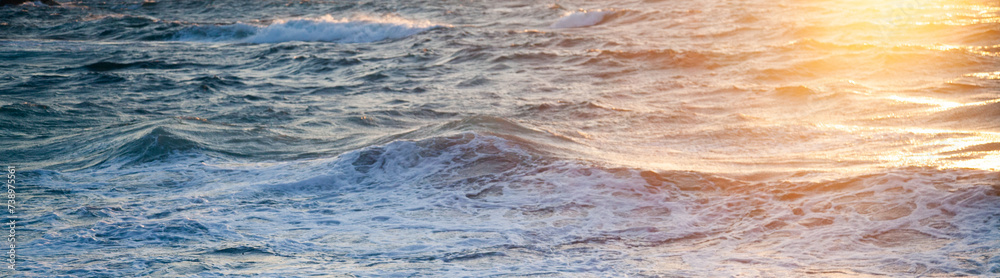 Fototapeta premium sea at sunset travel background