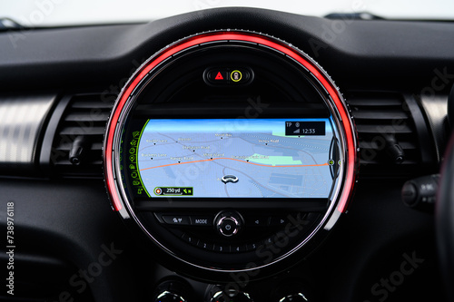 Maps in a car navigation system