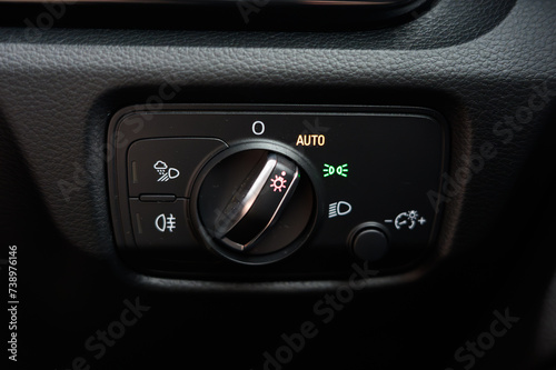 Car headlight controls