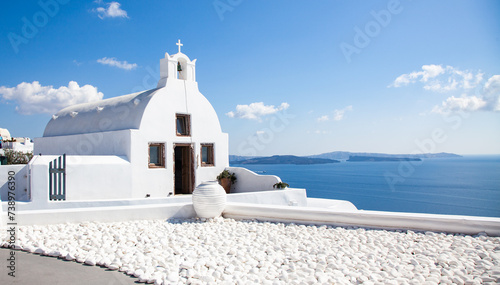 beautiful island of Santorini Greece - travel destination - Greek islands