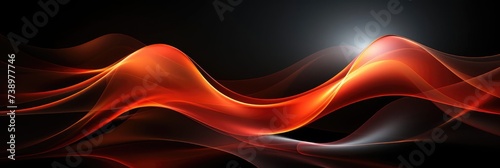 abstract background with waves, abstract futuristic background with red orange glowing neon moving high-speed wave lines and bokeh lights. Data transfer concept Fantastic wallpaper, banner design