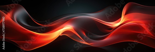 abstract background with waves, abstract futuristic background with red orange glowing neon moving high-speed wave lines and bokeh lights. Data transfer concept Fantastic wallpaper, banner design