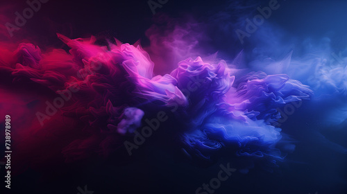 Neon sky stormy clouds banner, wallpaper, backdrop, graphic aesthetics design, fluorescent glowing colors.