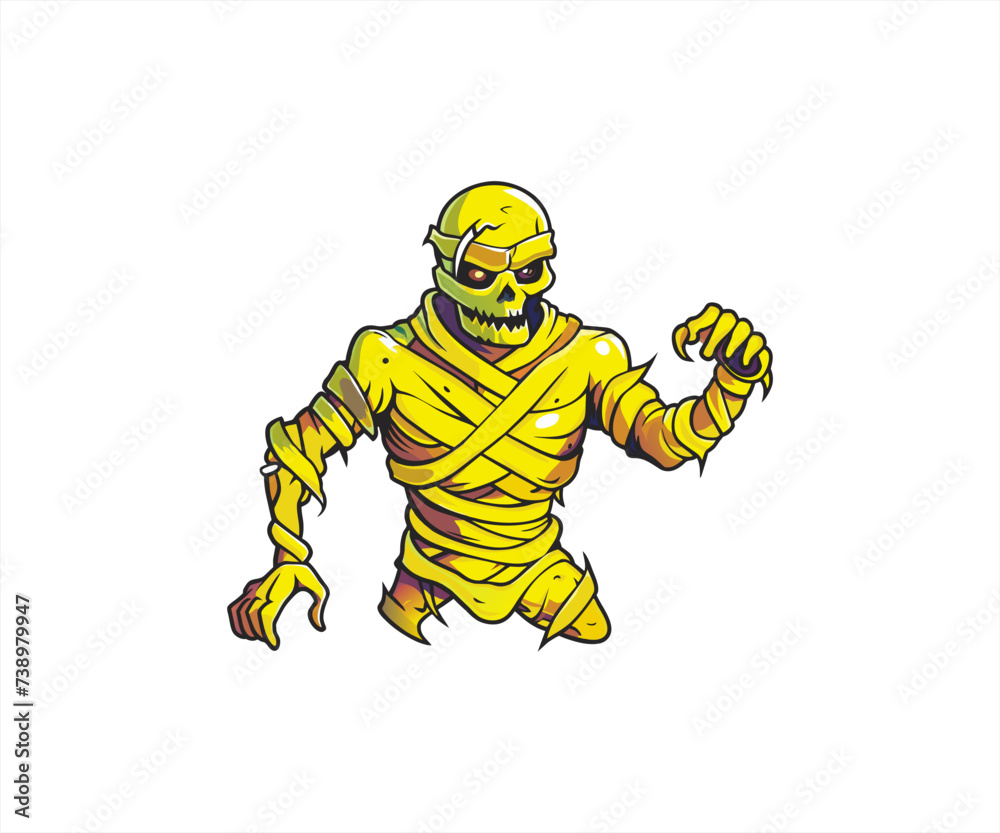 zombie halloween cartoon illustration zombie halloween cartoon illustration