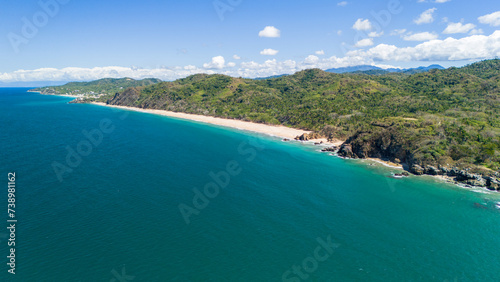 Aerial landscapes of Sayulita, Mexico