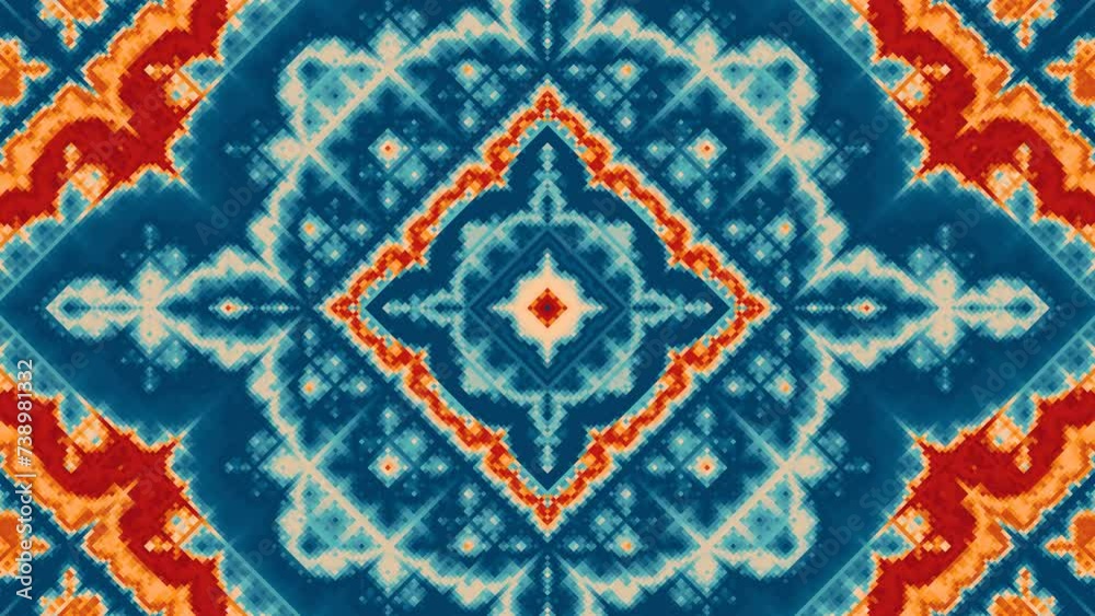 Fractal Pattern motion, seamless loop Fractal Pattern motion, seamless loop