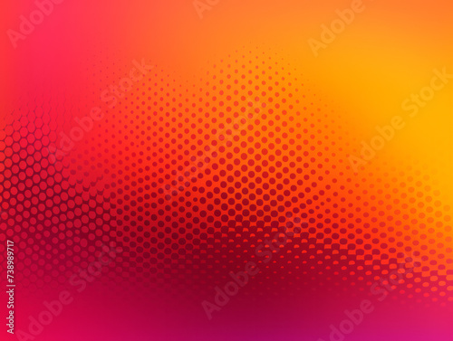 Colorful Background With Halftone Effect