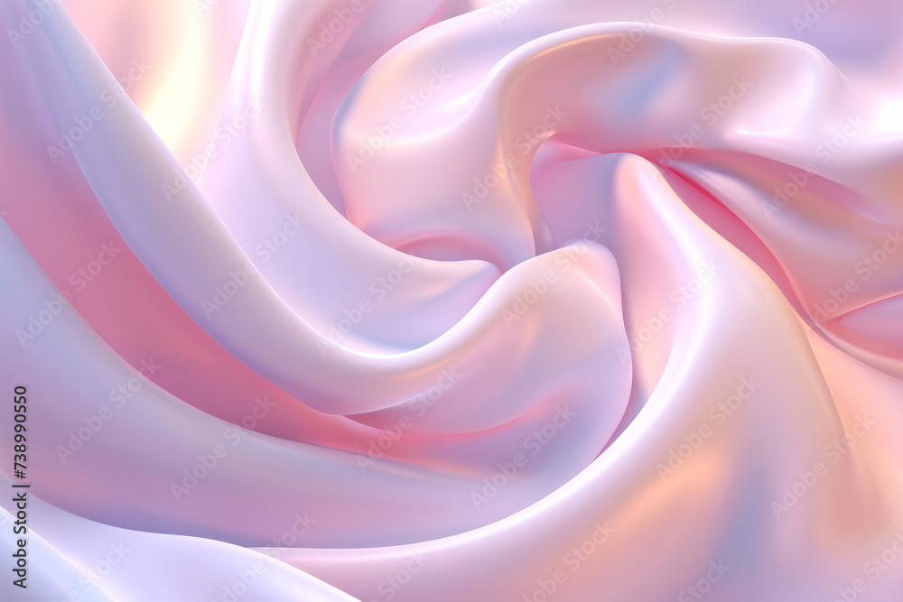 Close Up of Pink and White Fabric