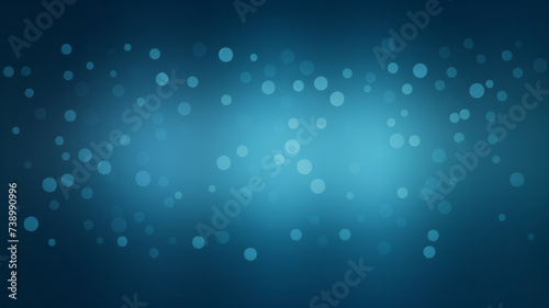 Blurry Blue Background With Small White Dots