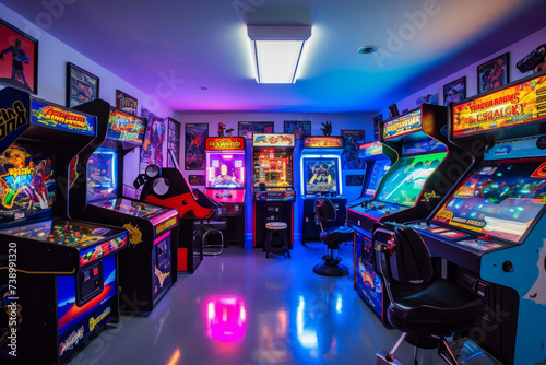 A Room Filled With Arcade Machines