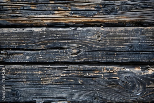 Dark rustic wooden texture Showcasing the depth and character of aged wood Ideal for backgrounds that convey tradition Nature And authenticity.