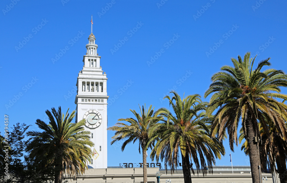 Fototapeta premium Ferry building tower, San Francisco