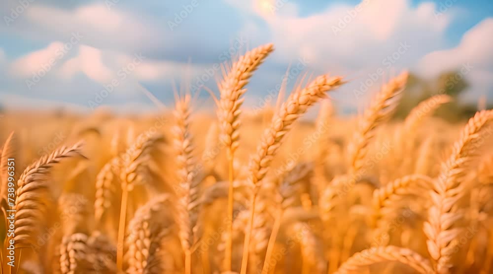 Summer field with golden wheat
Summer field with golden wheat