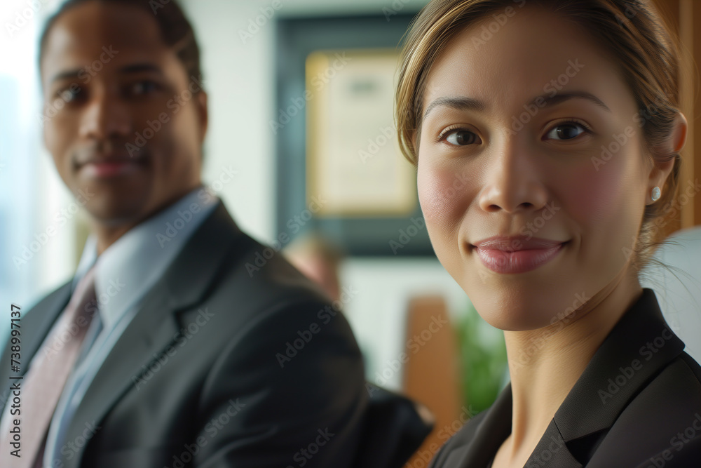 Confident Business Team in Office Confident Business Team in Office