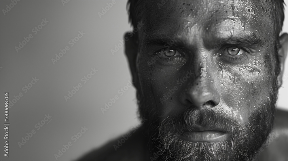 black and white portrait of a man black and white portrait of a man