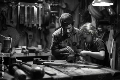 Wallpaper Mural Teaching children use tools  Torontodigital.ca